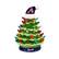 Front. Evergreen Enterprises - Atlanta Braves 8" LED Light Up Christmas Tree - Multicolor.