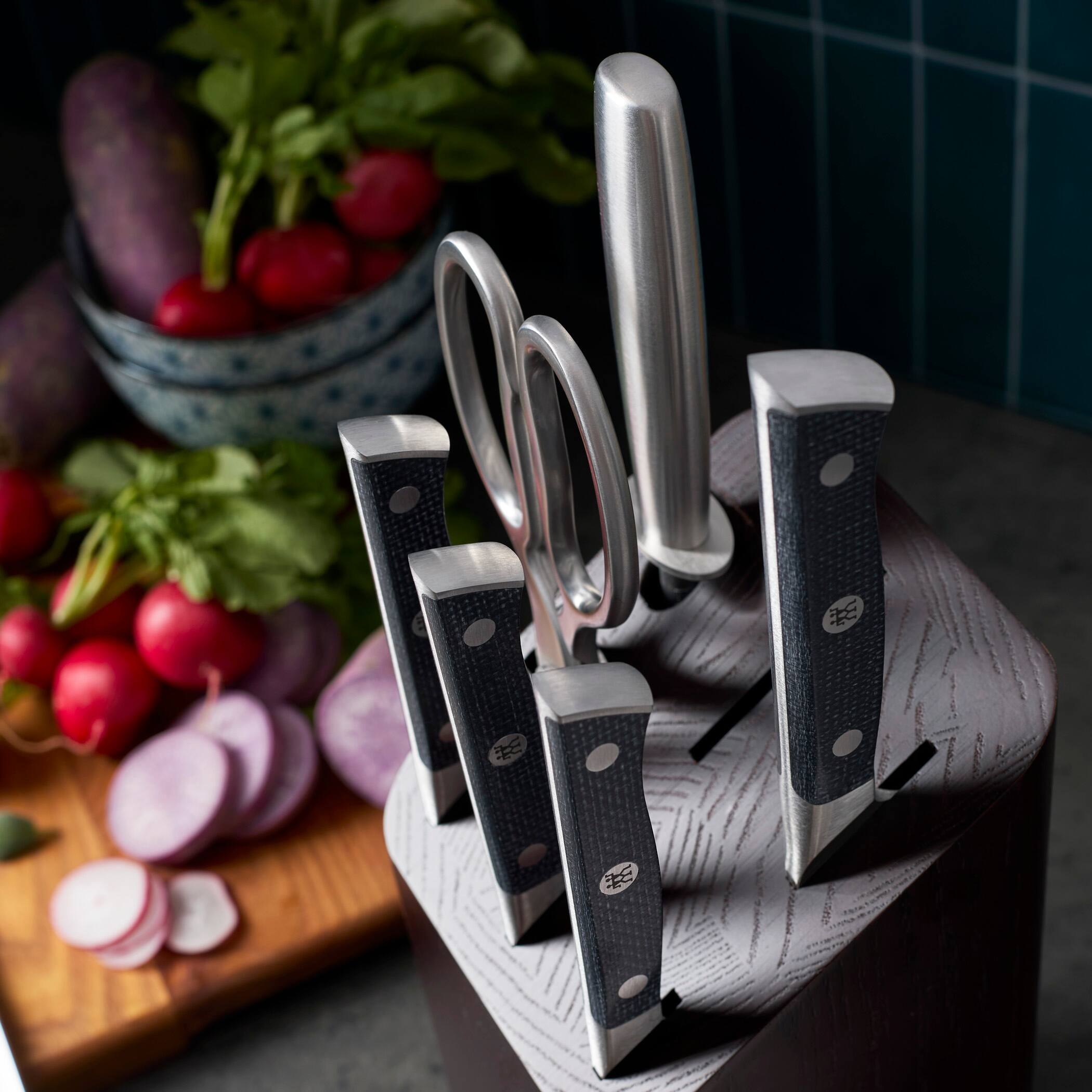 ZWILLING - Spectrum 8-pc Knife Block Set - Ash - Thumbnail 4