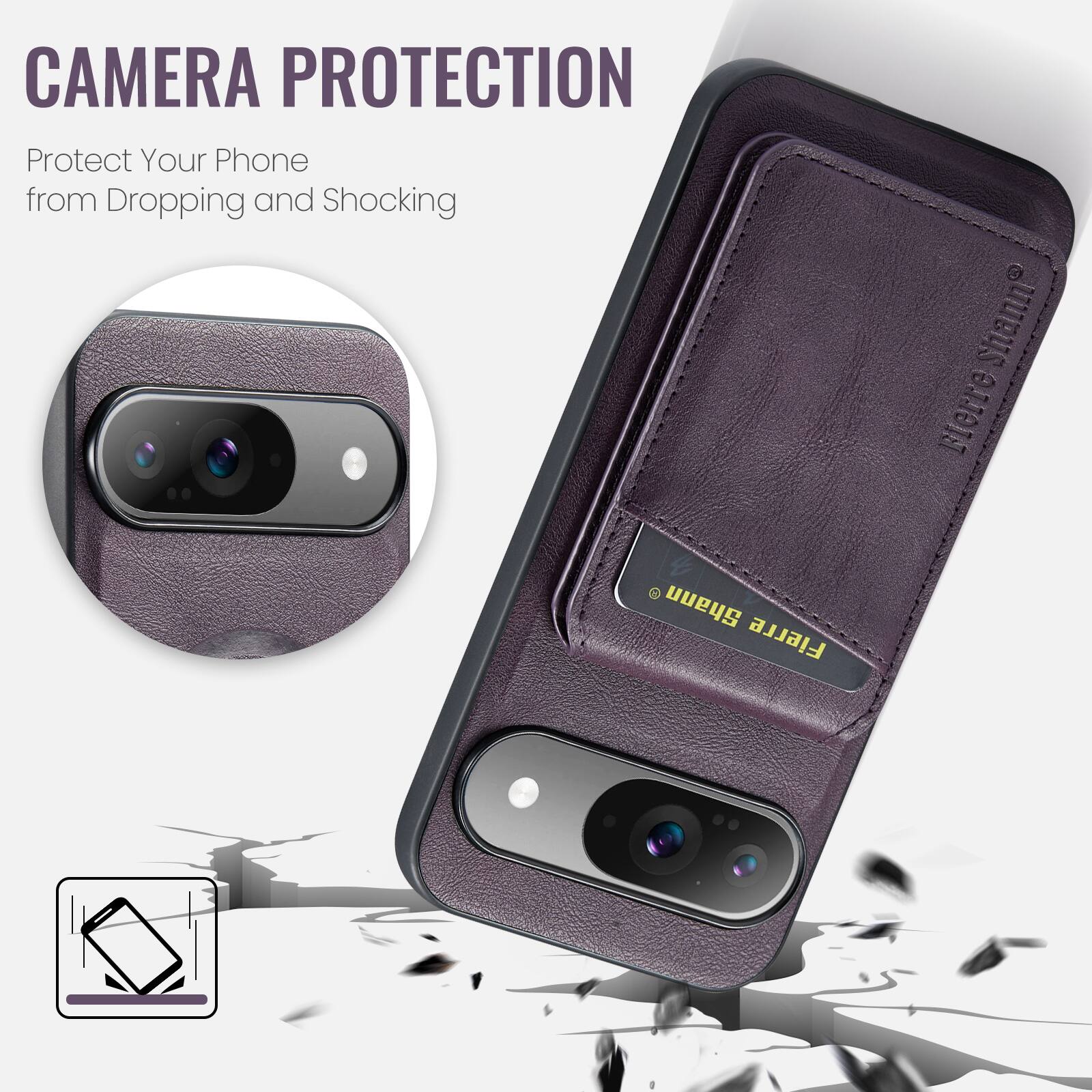 CAMERA PROTECTION  
Protect Your Phone from Dropping and Shocking