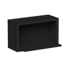 Boyel Living - 30-in W x 18-in H x 12-in D Shaker RTA Kitchen Wall Microwave Cabinet with Soft-Close - Black