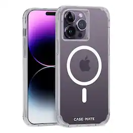 Case-Mate - Tough Series - Protective Case Cover for iPhone 14 Pro with Anti-Scratch Coating, 10ft Drop Protection, Comp - Clear