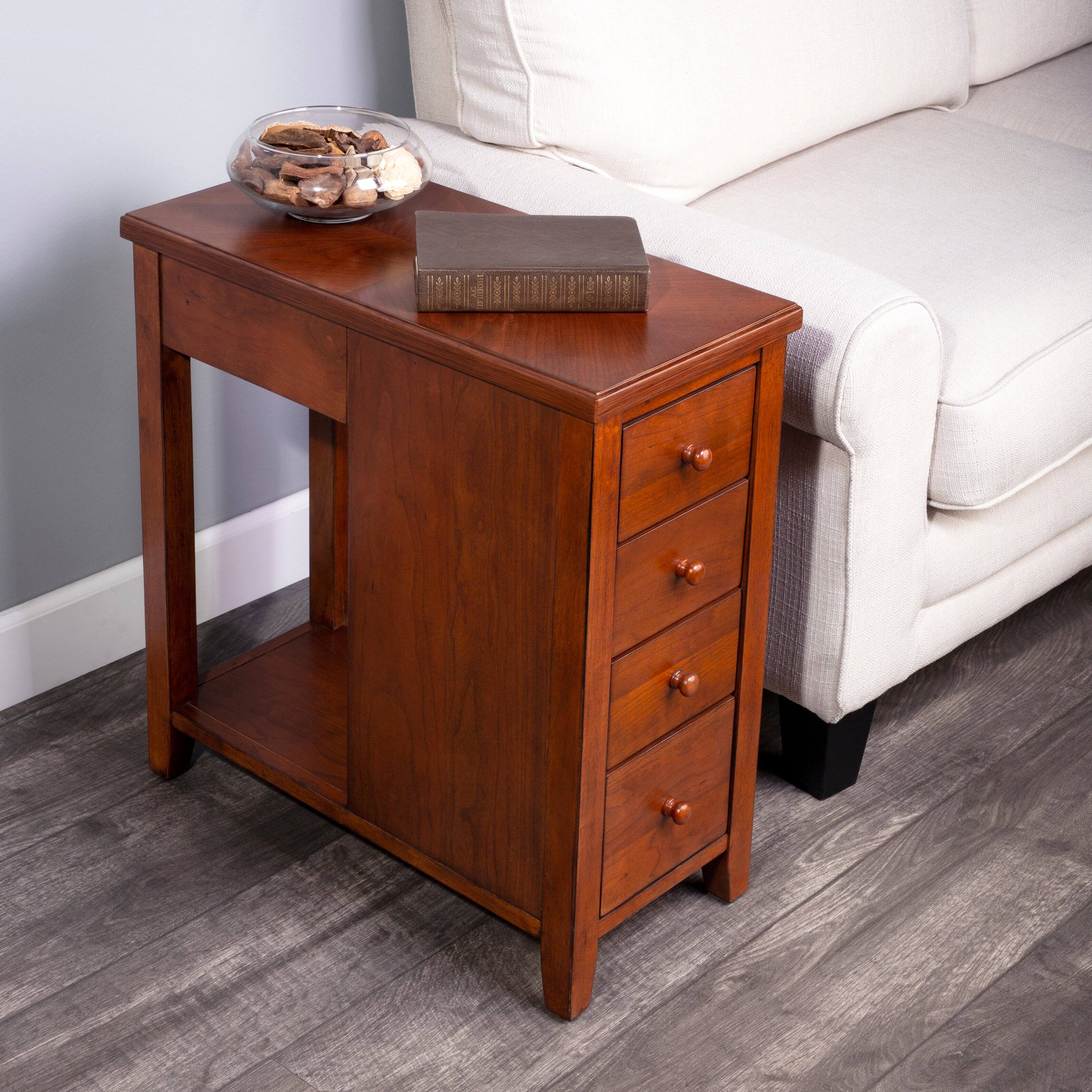Alt View 8. Butler Specialty - Kelton 4 Drawer Side Table - Medium Brown.