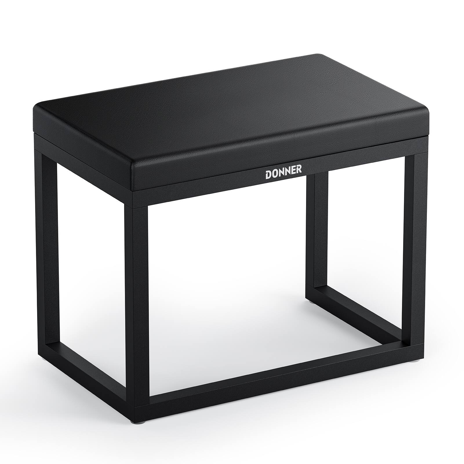 Angle. Donner music - Donner DKB-200 Home Style Corrosion Resistant Metal Piano Bench - Black.