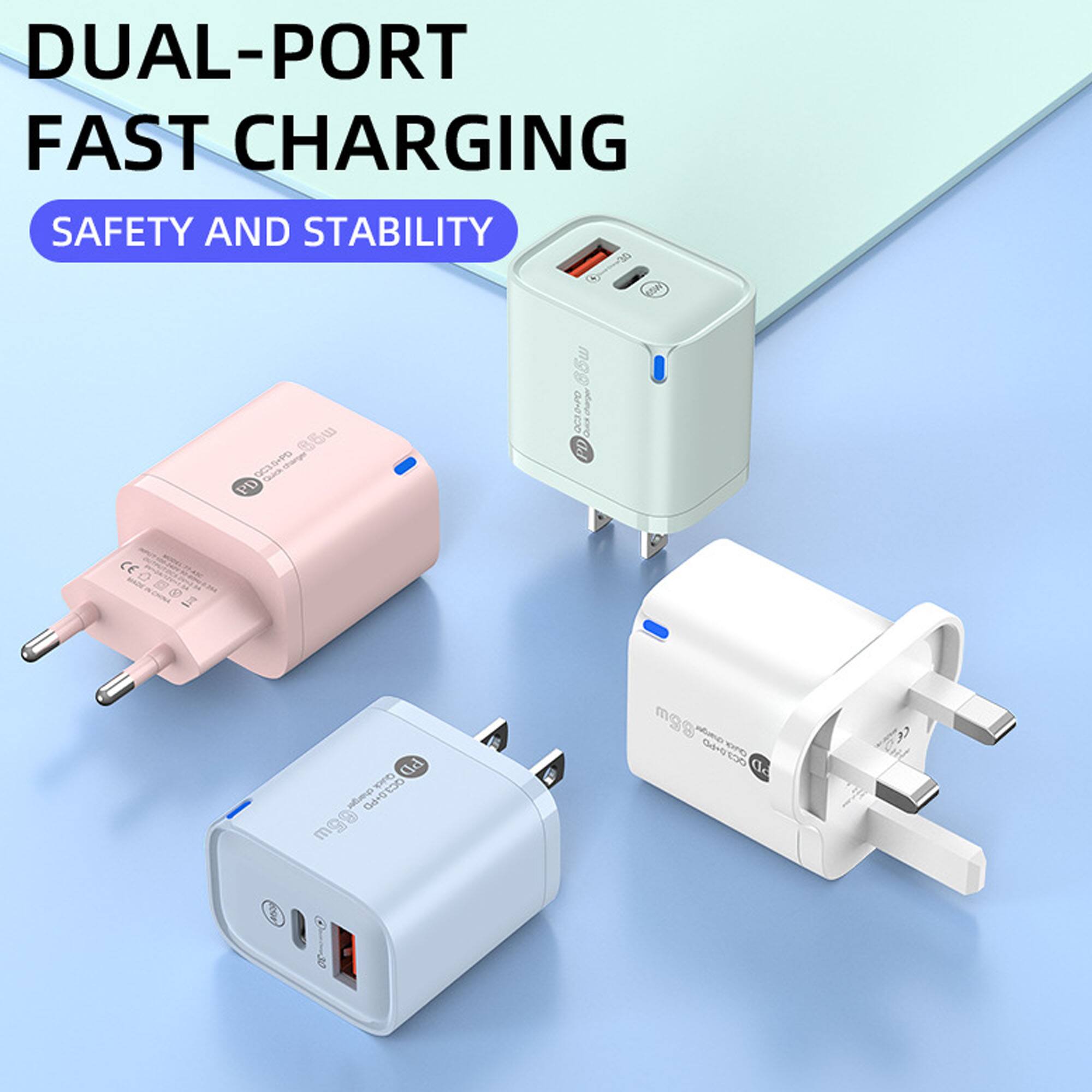 DUAL-PORT FAST CHARGING  
SAFETY AND STABILITY