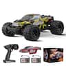 VEVOR - Remote Control Car, 1:18 Scale RC Car for Kids, All Terrain 4WD Off-Road Truck with 45° Wheelie & Adjustable Speed - Black, Yellow, Red