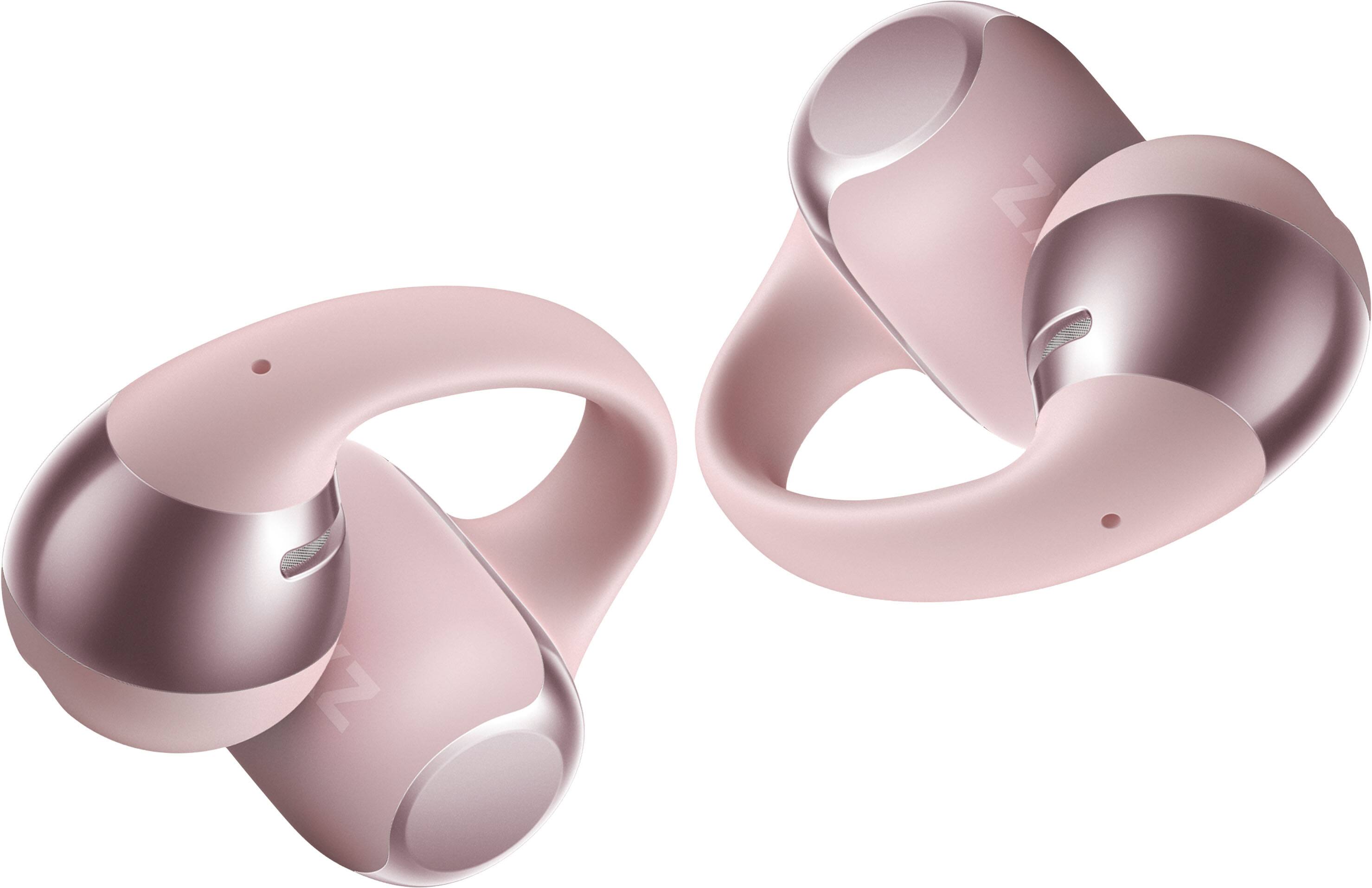 Angle. Shokz - OpenDots ONE Open-Ear Clip-On True Wireless Bluetooth Earbuds - Pink.