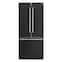 Forno Appliances - Gallipoli 17.5 Cu. Ft. Freestanding French Door Refrigerator - Black