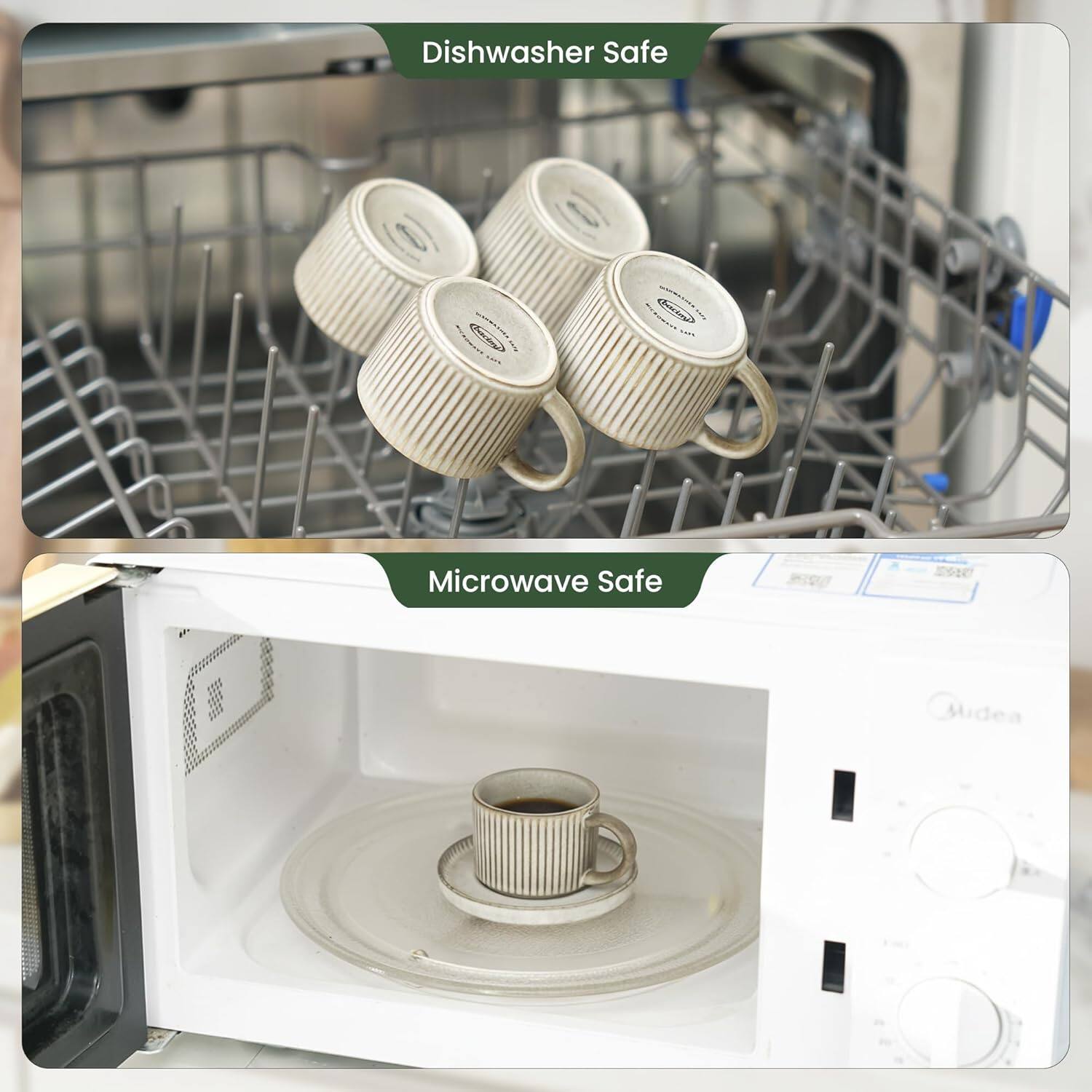 Dishwasher Safe

Microwave Safe