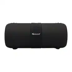 Front. Supersonic - Supersonic IQ2323BTBLK Portable Bluetooth Speaker with Voice Recognition - Black.