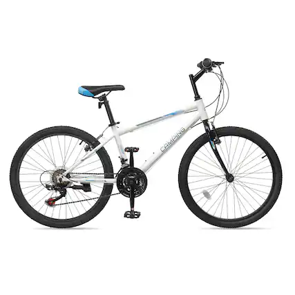 Front. Winado - 24 inch Mountain Bike for Women, Sport Cycling MTB Bicycle 21 Speeds - White.