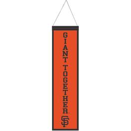WinCraft - San Francisco Giants 8" x 32" Slogan Wool Banner - Multicolor