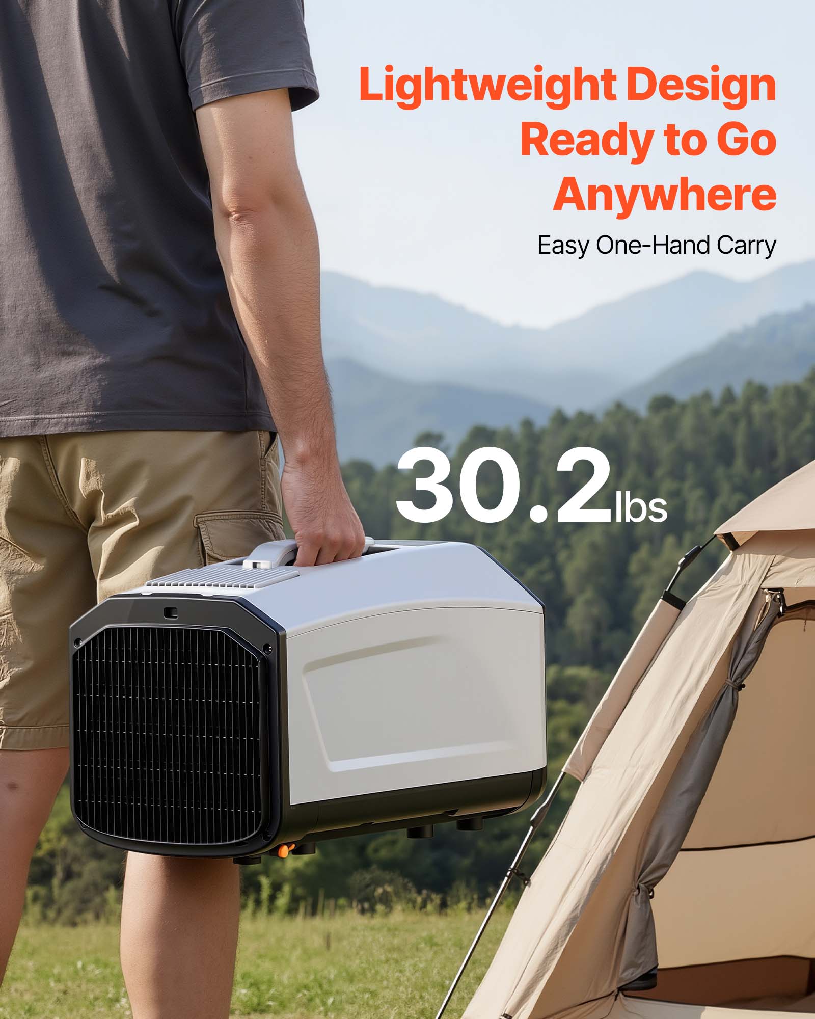 Lightweight Design Ready to Go Anywhere Easy One-Hand Carry 30.2lbs