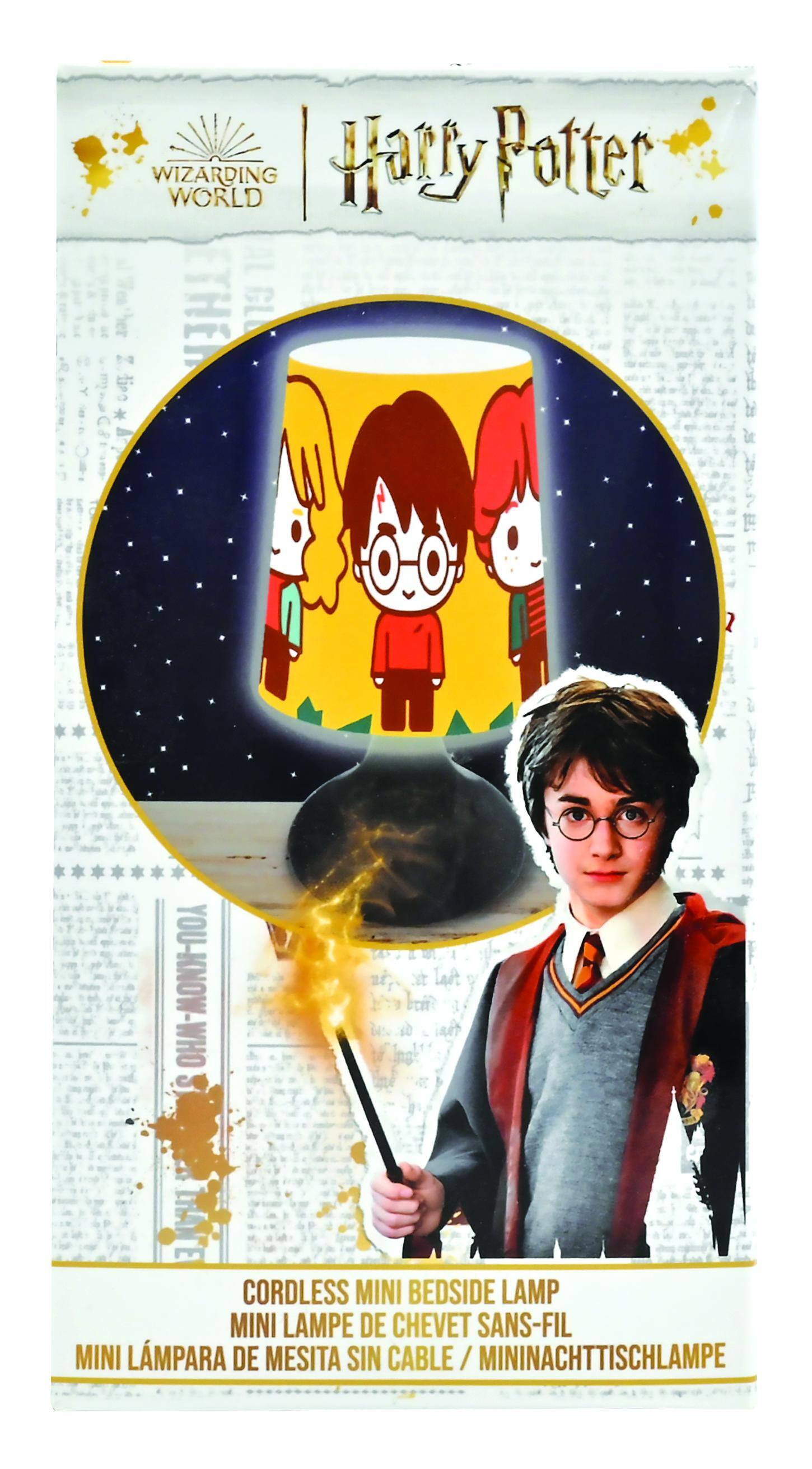 WIZARDING WORLD Harry Potter 3 CORDLESS MINI BEDSIDE LAMP MINI LAMPE DE CHEVET SANS-FIL MINI LAMPARA DE MESITA SIN CABLE / MININACHTTISCHLAMPE