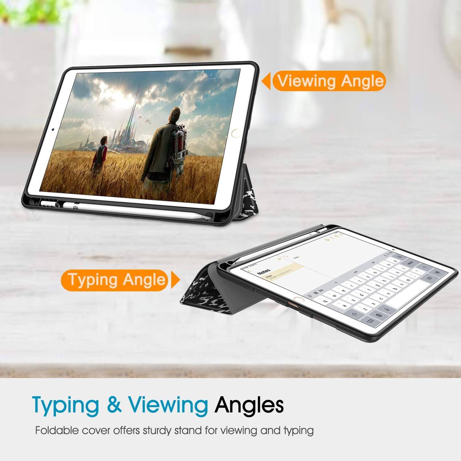 Viewing Angle  
Typing Angle  
Notes  
b  
t e  
, a 55 All CHEE - # see - & I .. a a - 6 a - a - DE " 1 5 C x 2 - GO 123  
5 100mg  
Typing & Viewing Angles  
Foldable cover offers sturdy stand for viewing and typing