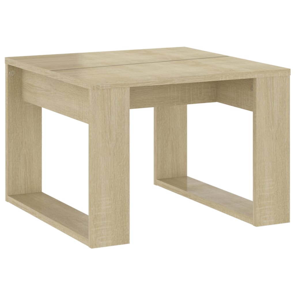 Alt View 1. Boyel Living - 19.7 x 19.7 x 13.8 in. Coffee Table Square Engineered Wood Simple Side Table in Beige - Beige.