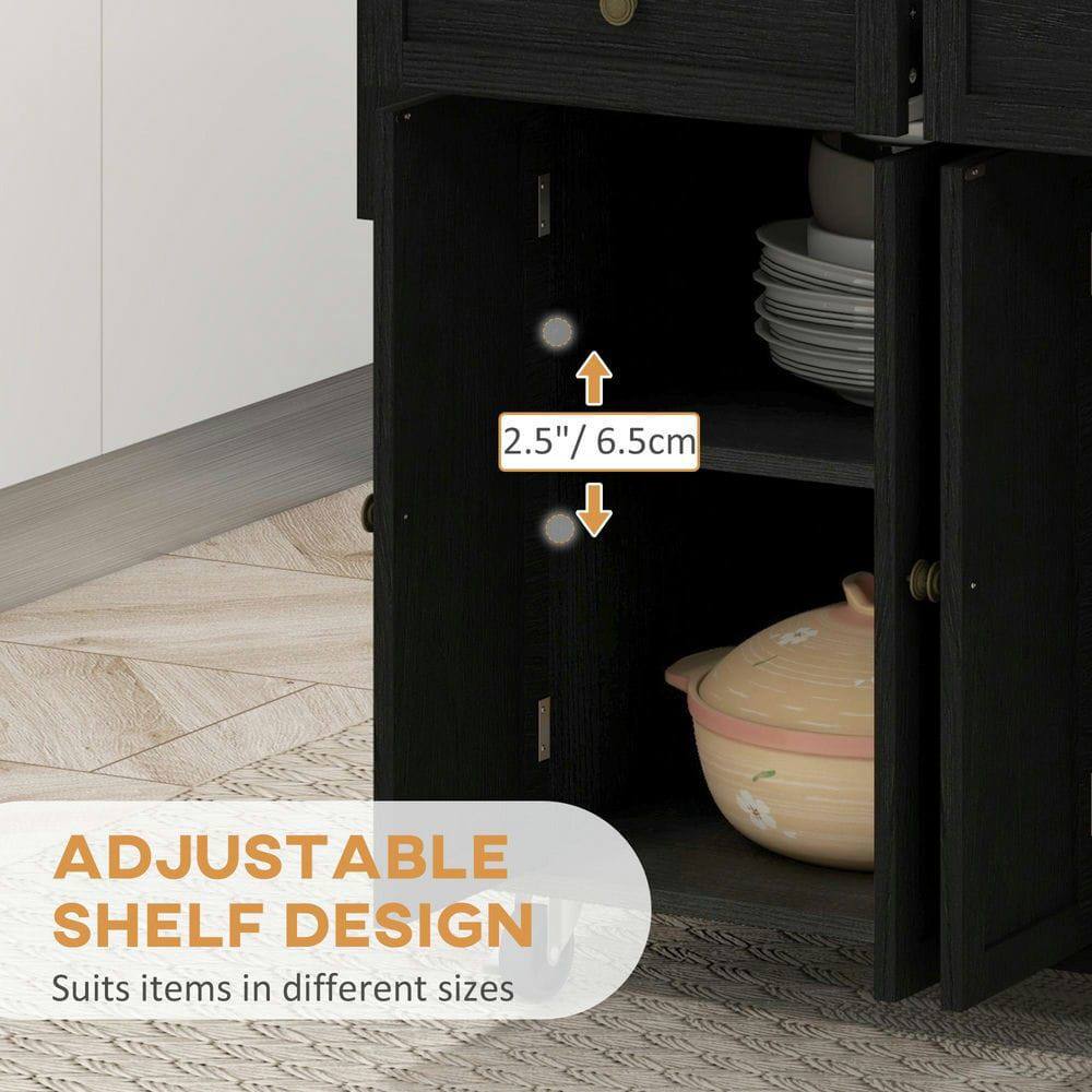 2.5" / 6.5cm Adjustable Shelf Design  
Suits items in different sizes