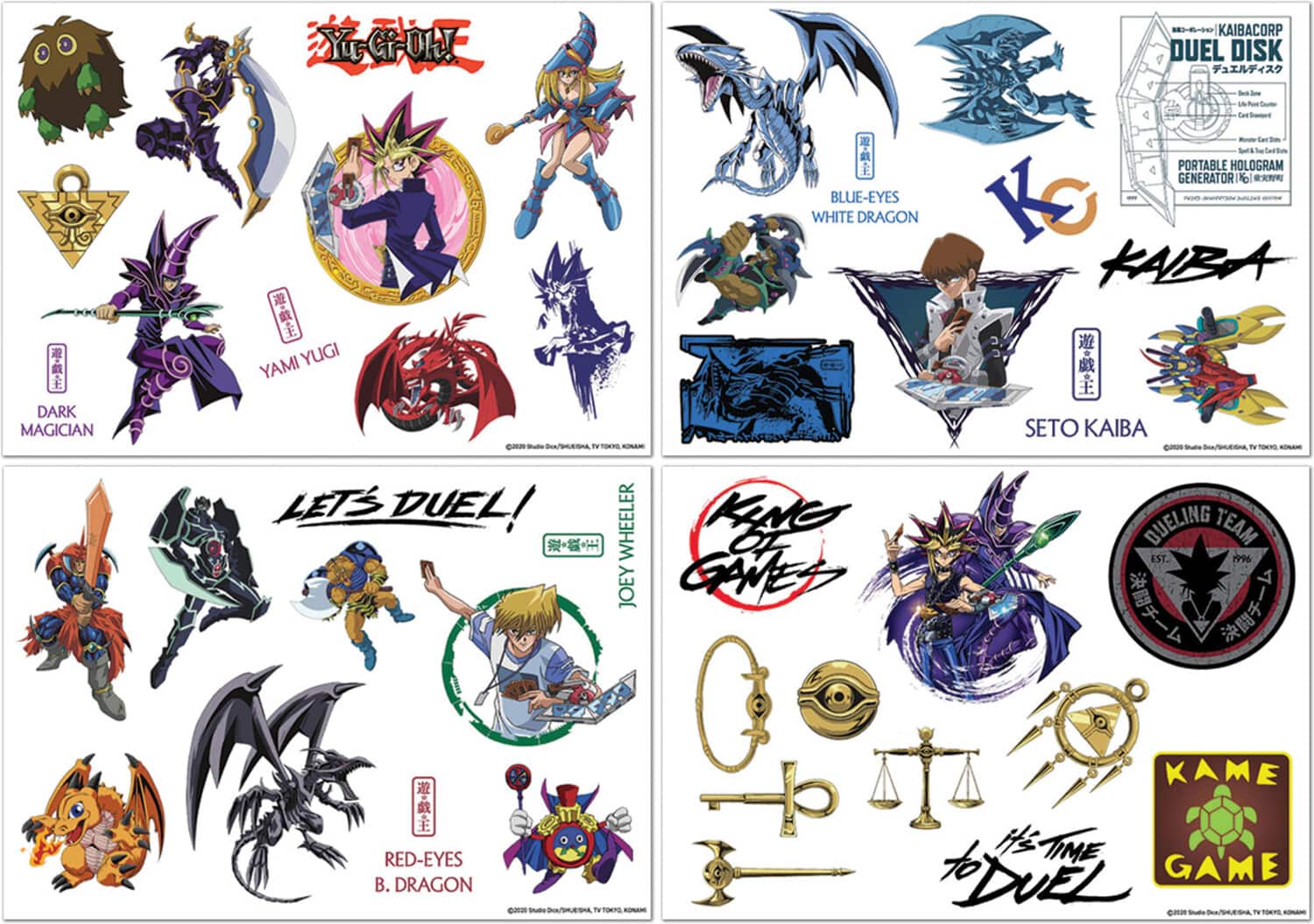 PopMarket - Yu-Gi-Oh! - Tech Decals - COLLECTIBLES - Multicolor