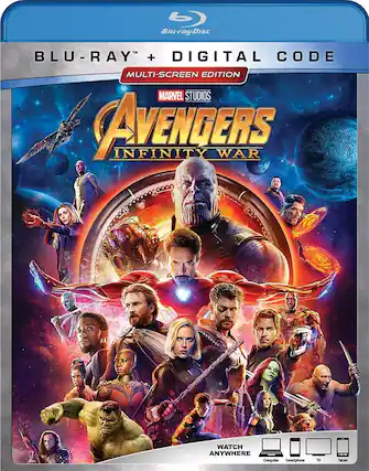 Front. Avengers: Infinity War - BLU-RAY.