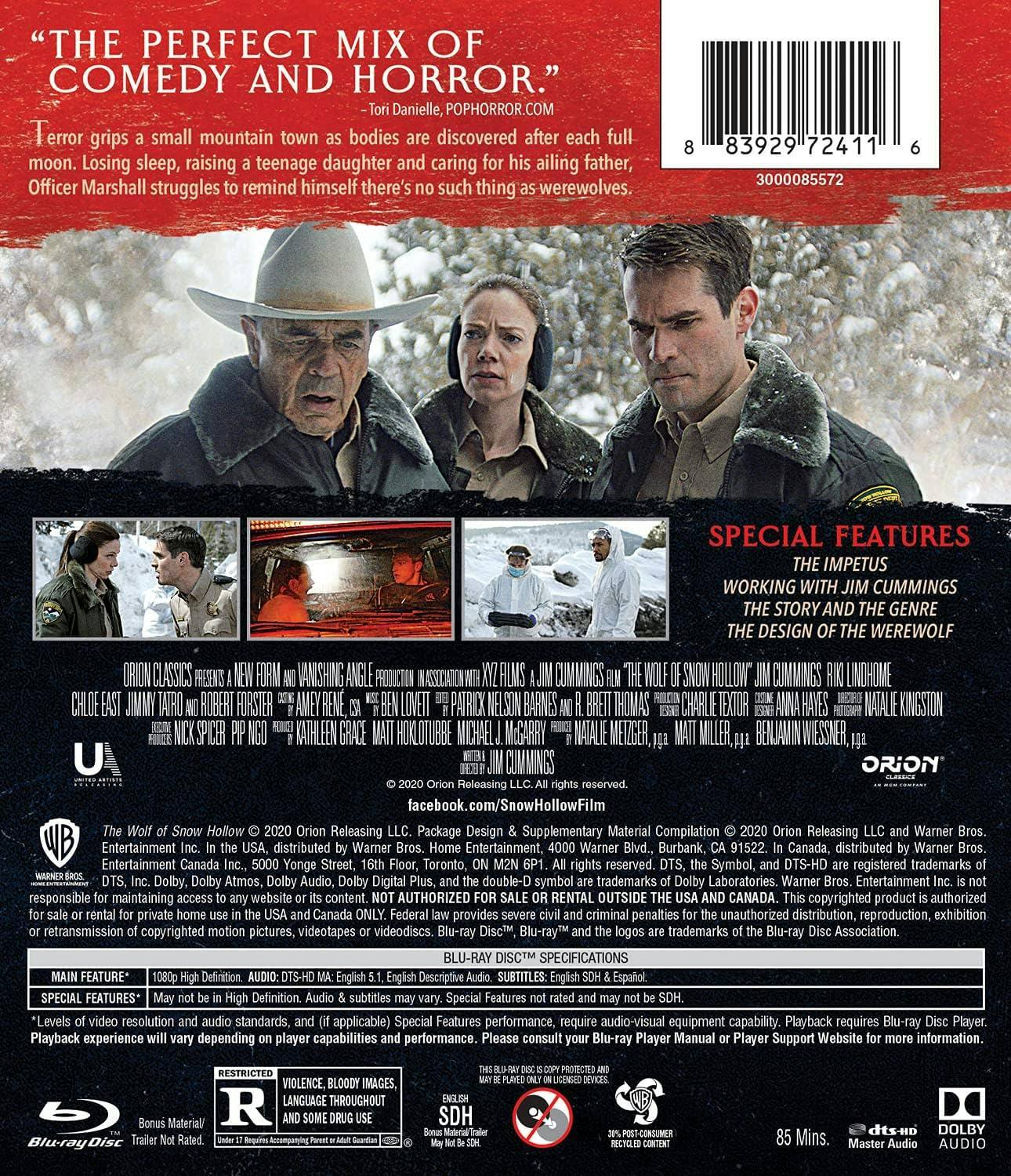 Angle. The Wolf of Snow Hollow [Blu-ray].