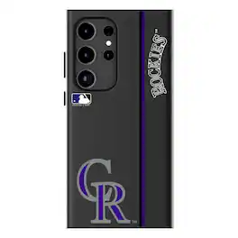 Keyscaper - MLB - Colorado Rockies Galaxy Magnetic Bump Case - S24 - Black