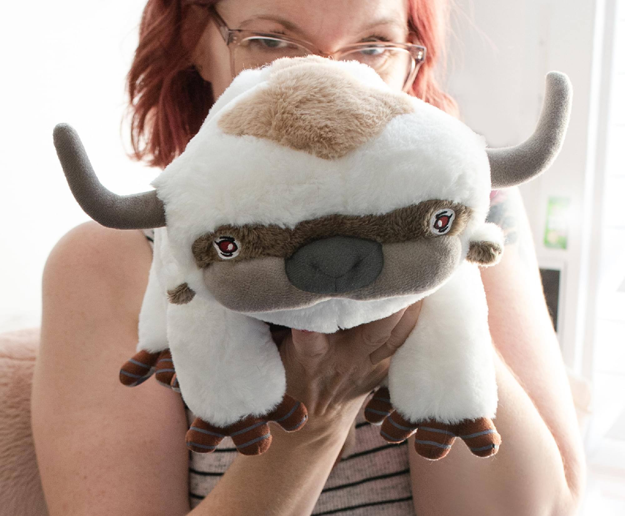 Alt View 3. Nickelodeon - Avatar: The Last Airbender 15-Inch Character Plush Toy | Appa - White.