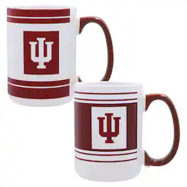 Indigo Falls - Indiana Hoosiers 15oz. Home & Away 2-Pack Mug Set - Multicolor