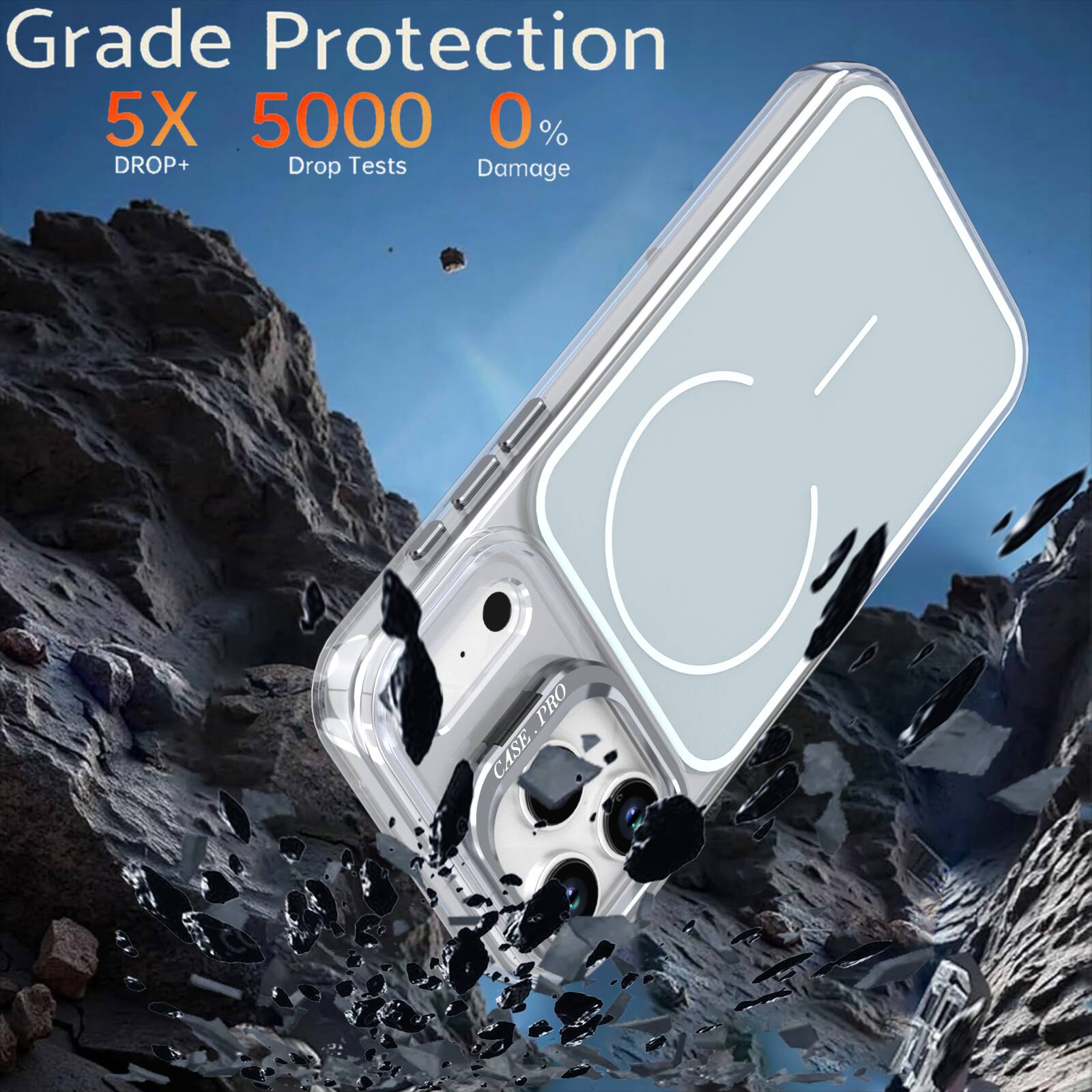 Grade Protection  
5X 5000 0%  
DROP+ Drop Tests Damage -00  
PRO CASE