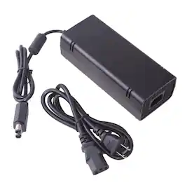 Kitcheniva - New AC Power Supply Brick Charger Adapter Cable Cord For Microsoft Xbox 360 SLIM - Black