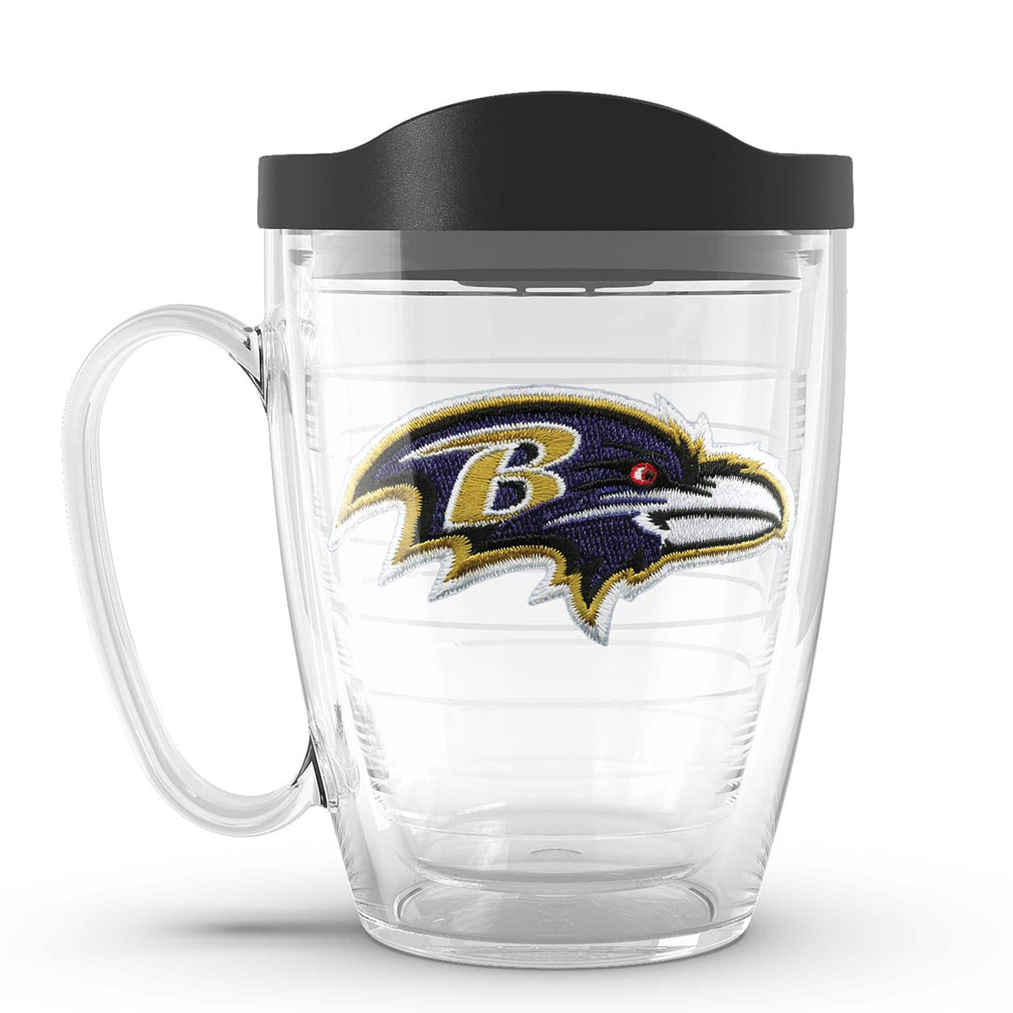 Photos - Mug / Cup Tervis  Baltimore Ravens 16oz. Emblem Classic Mug with Lid - Multicolor 