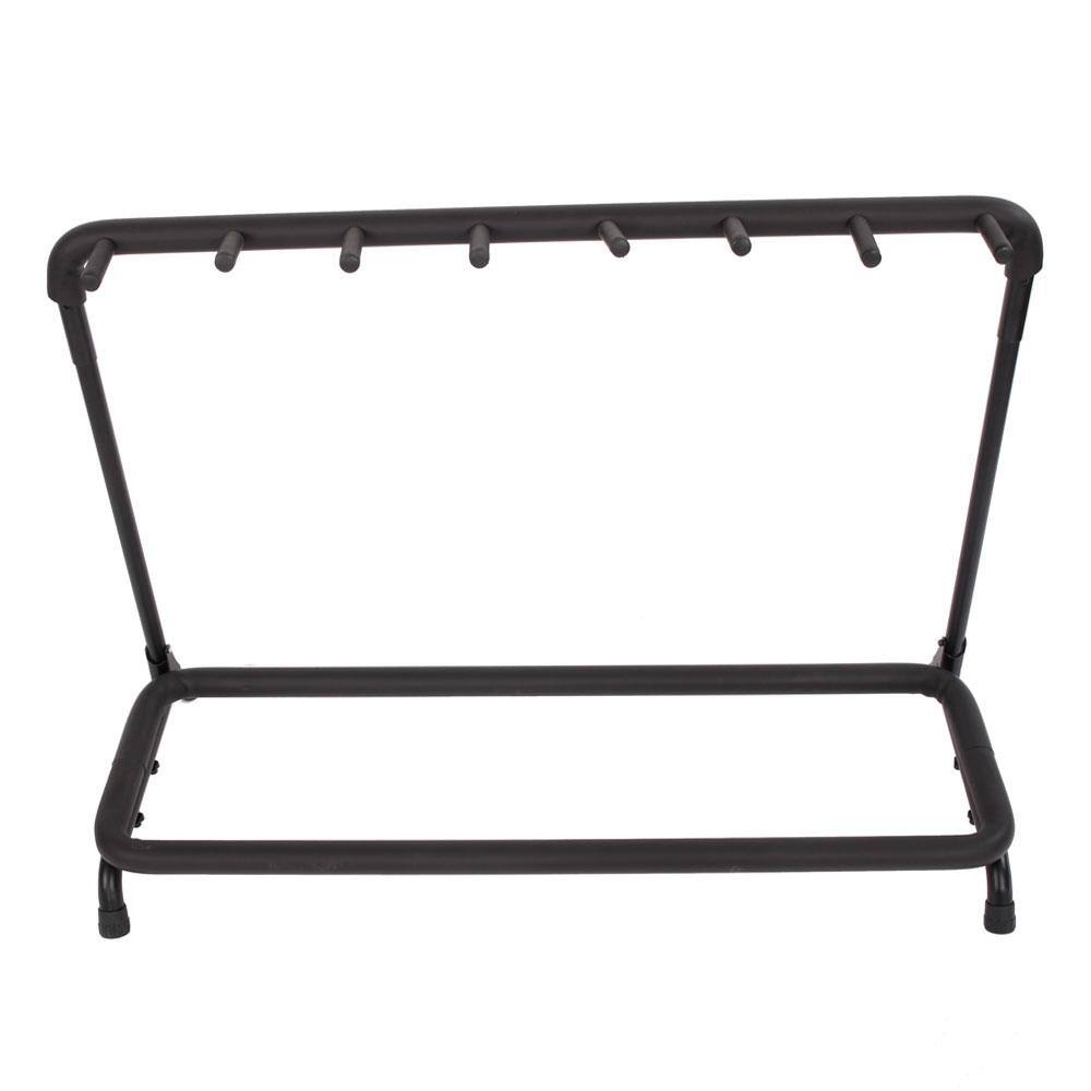Alt View 3. Winado - Round Tube Folding Multiple Guitar Bass Holder Rack Stand Holds up to 7 Guitars.