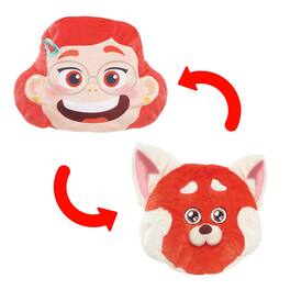 Just Play - Disney/ Pixar Turning Meilin Lee Reversible 11-inch Plush Character Head - Red