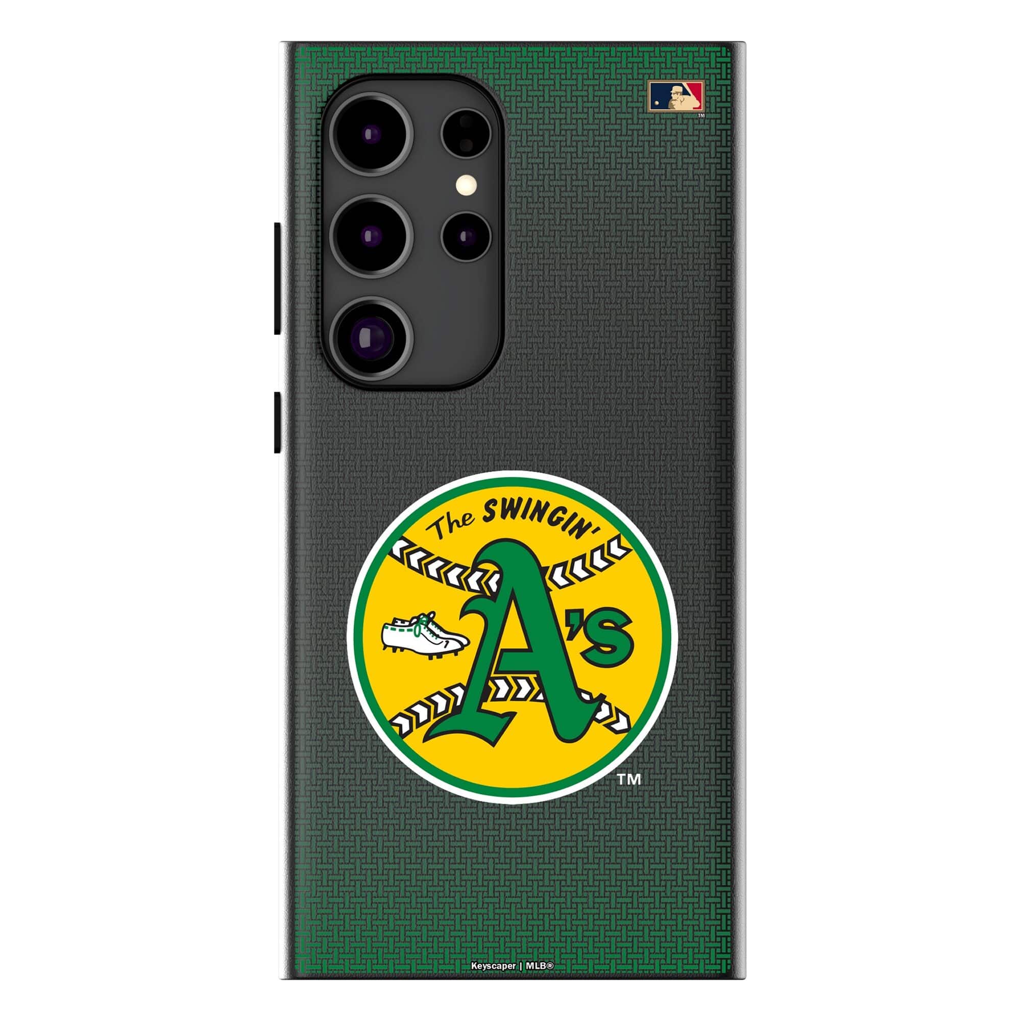 Keyscaper - Cooperstown Teams - Oakland Athletics Cooperstown Collection 1971-1981 Galaxy Magnetic Bump Case - S25 - Black price history on PriceWatchPro
