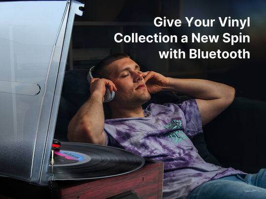 Give Your Vinyl Collection a New Spin with Bluetooth