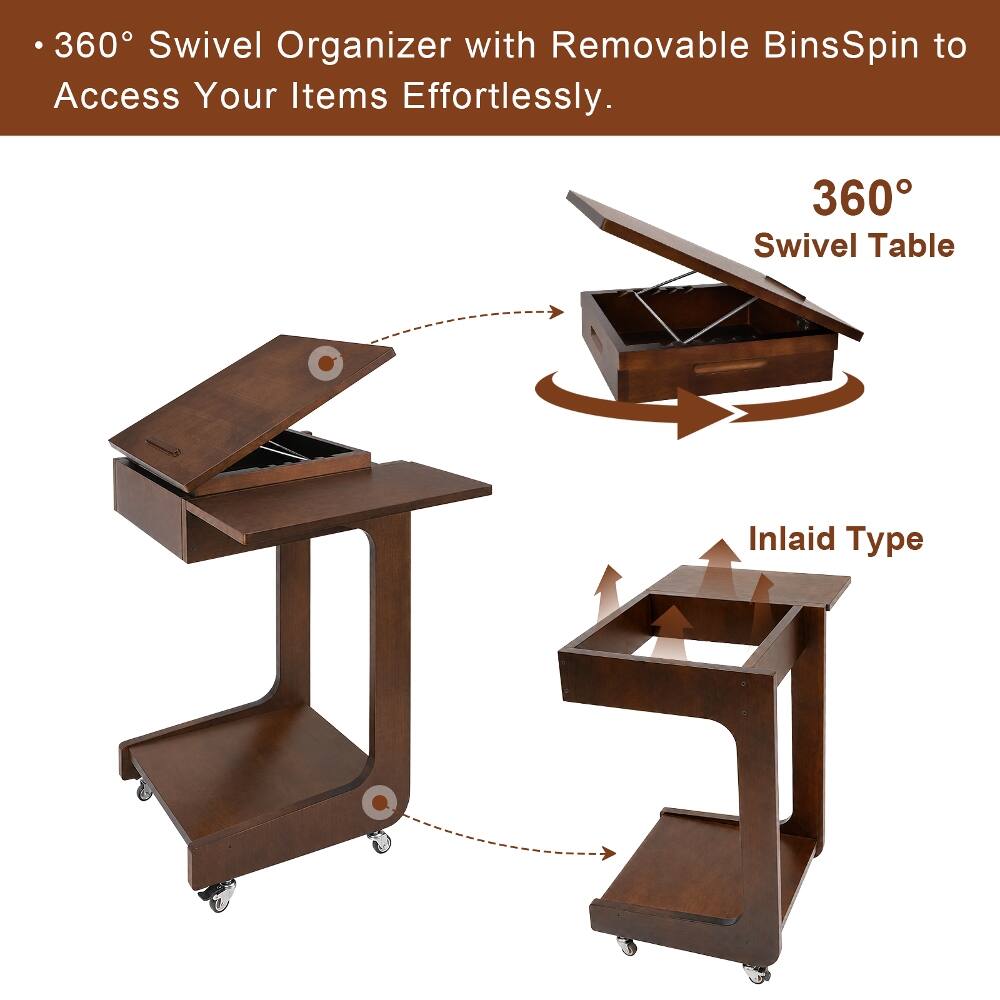 360° Swivel Organizer with Removable Bins: Spin to Access Your Items Effortlessly.

360° Swivel Table

Inlaid Type