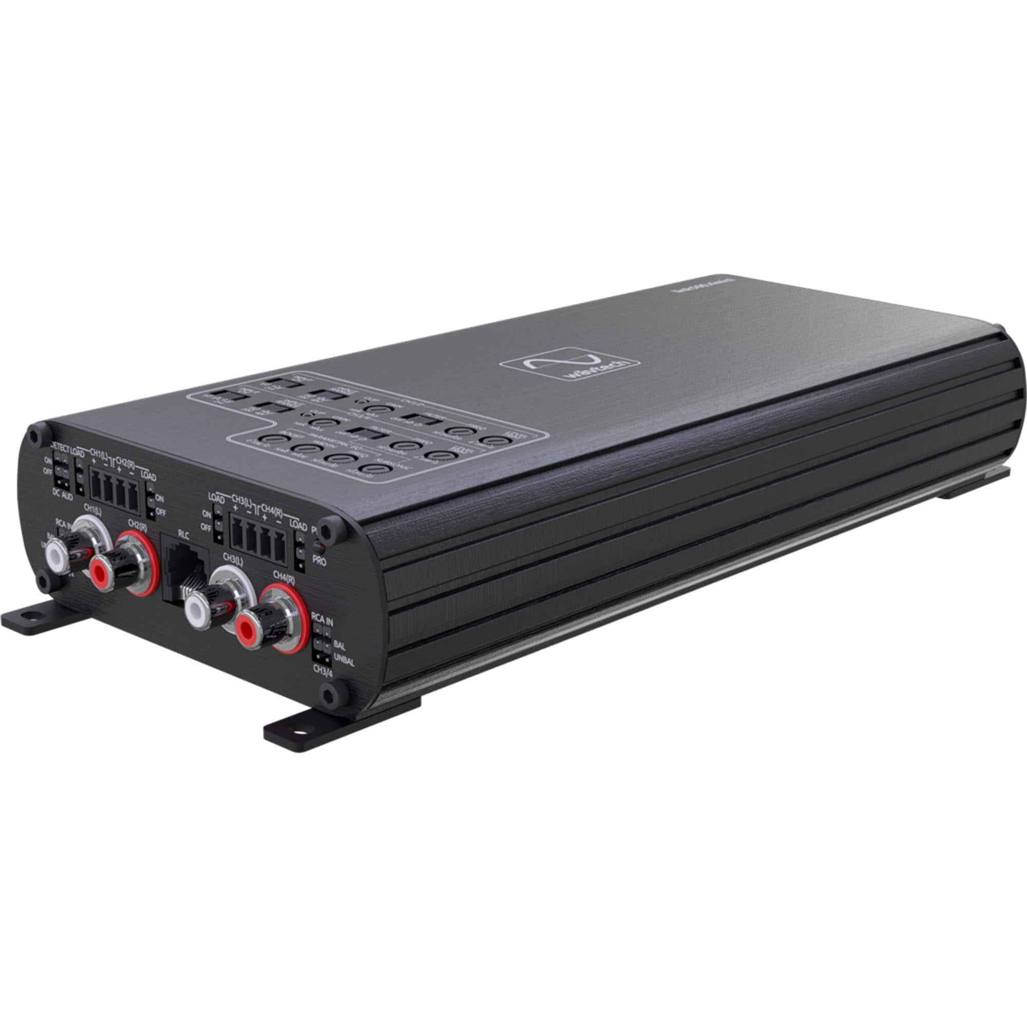 Wavtech - link500.4mini - 500 Watt 4-Channel Amplifier - Black/Gray
