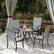 Alt View 1. Outsunny - Set of 4 Outdoor Wicker Dining Chairs, All-Weather Rattan Armchairs with Armrests, Steel Frame - Gray.
