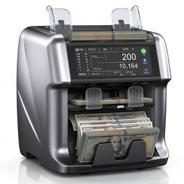 Aneken - AL-956, Mixed Denomination Bill Counter, 2CIS, UV/MG/IR/IMG/DD, 6.9-Inch Touchscreen