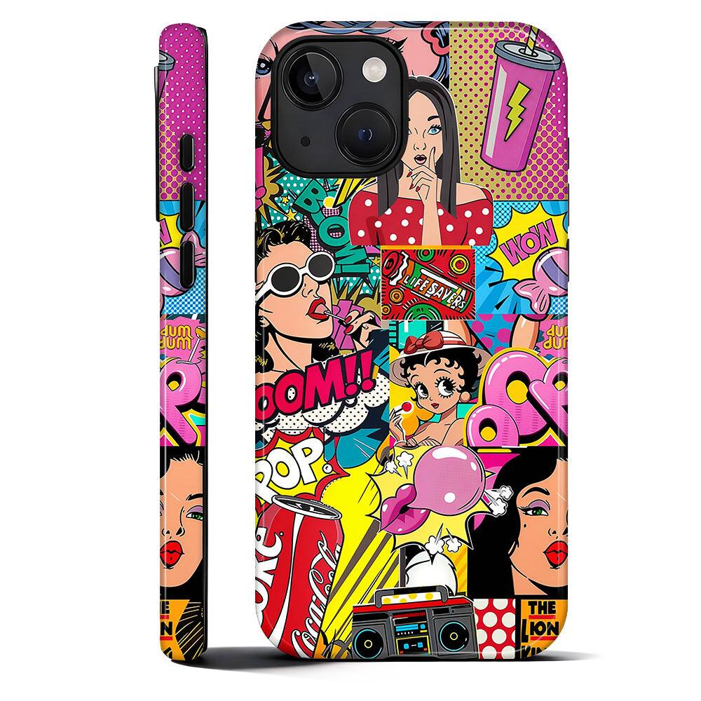 BUBM - Smartphone Case for iPhone - 2-Layer Durable Smartphone Protection Case - Pop Girl Frenzy - Pop Girl Frenzy for iPhone 14 Plus