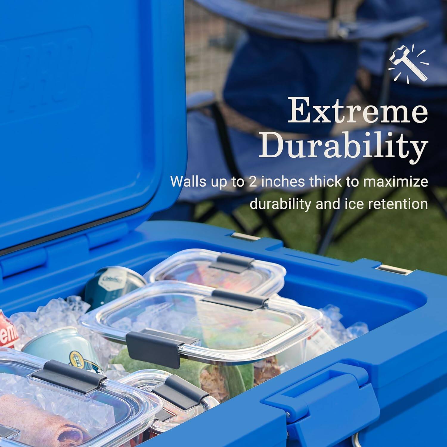 17 1 Extreme Durability Walls up to 2 inches thick to maximize durability and ice retention