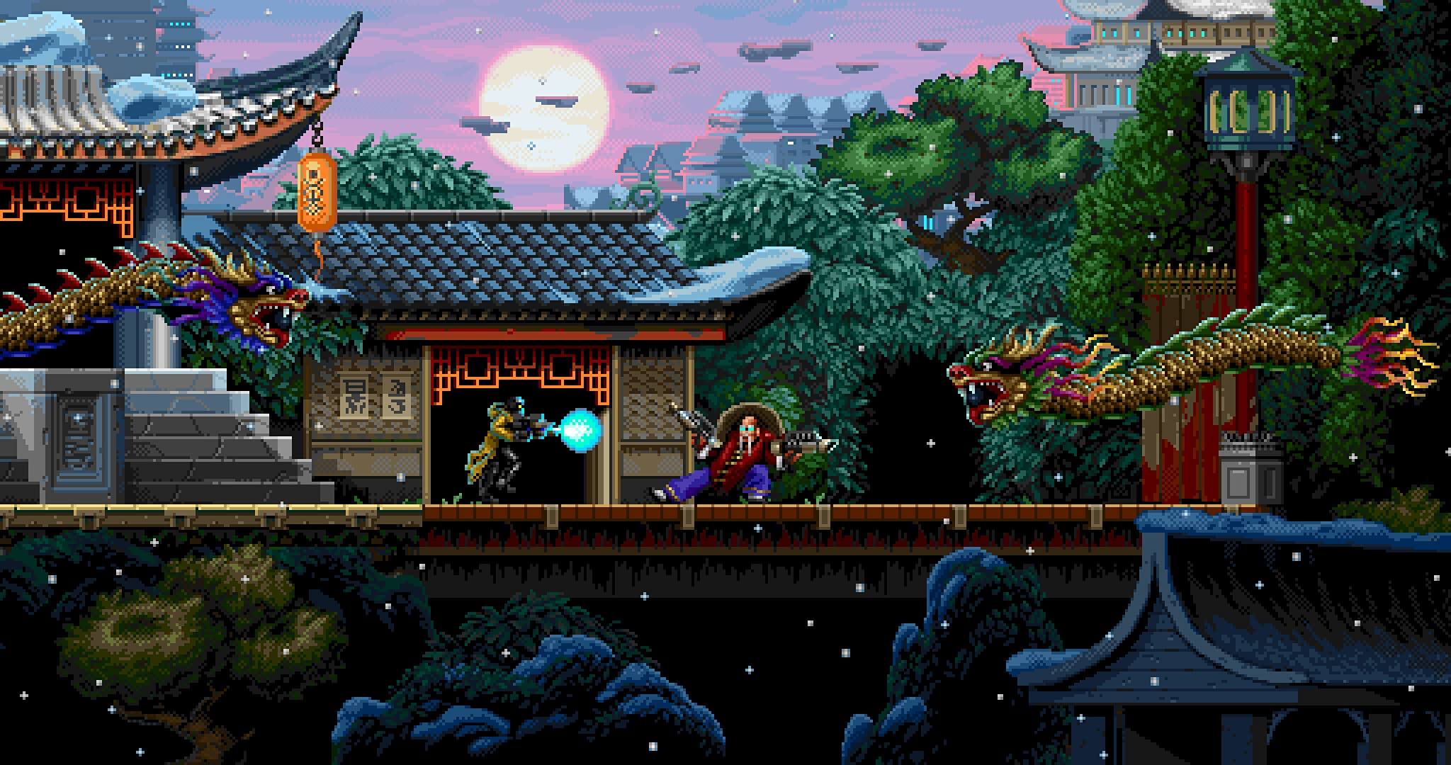 Back. Crescent - Huntdown - Nintendo Switch.