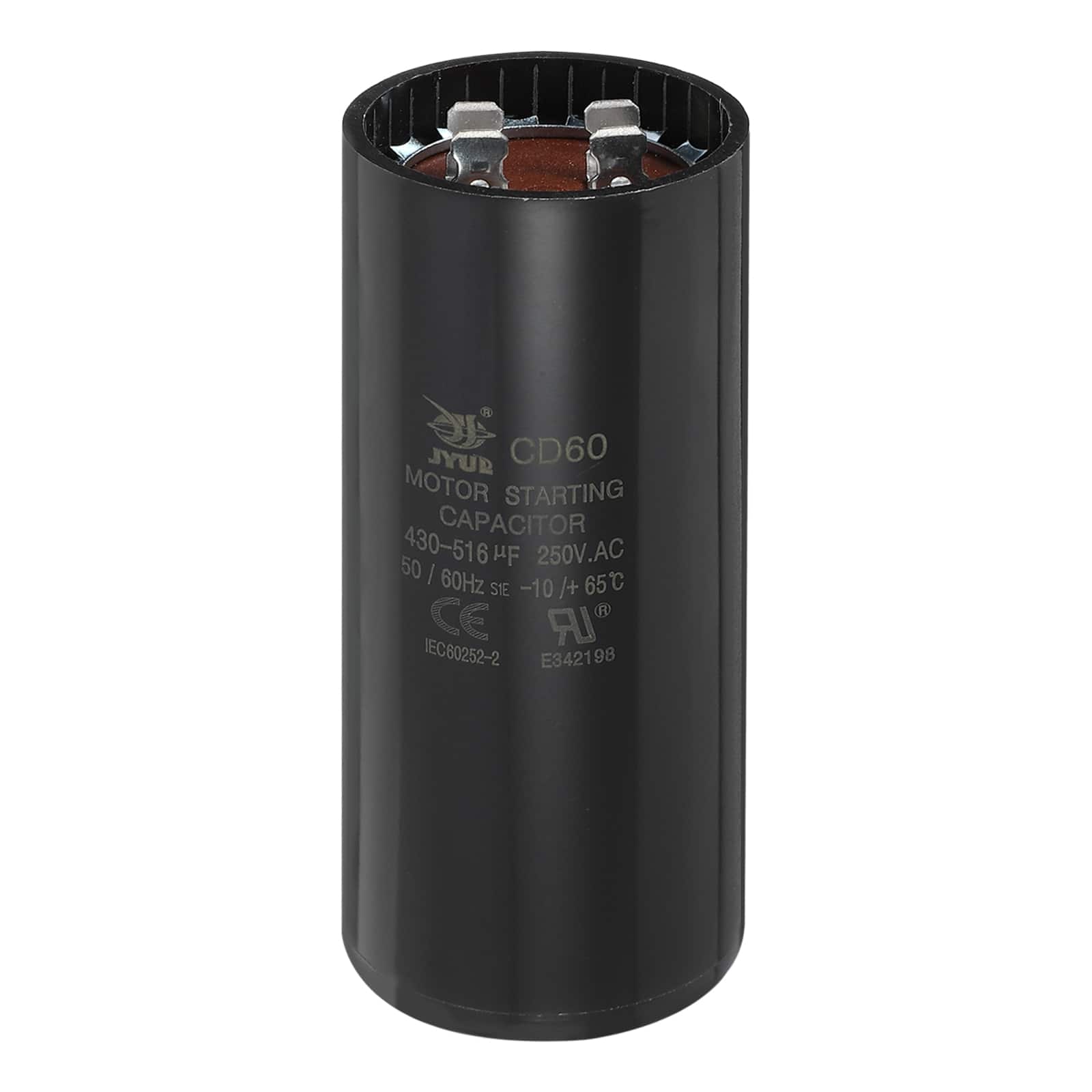 Unique Bargains - CD60 Capacitor 430-516 Mfd, 250 VAC Run Motor Start Capacitor for Electric Fan/Well Pump