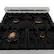 Alt View 6. ZLINE - 24 in. Wide 4 Burner ZLINE Legacy Dual Fuel Range in Satin Stainless Steel (RAS-SN-BR-24) - Satin Stainless Steel.