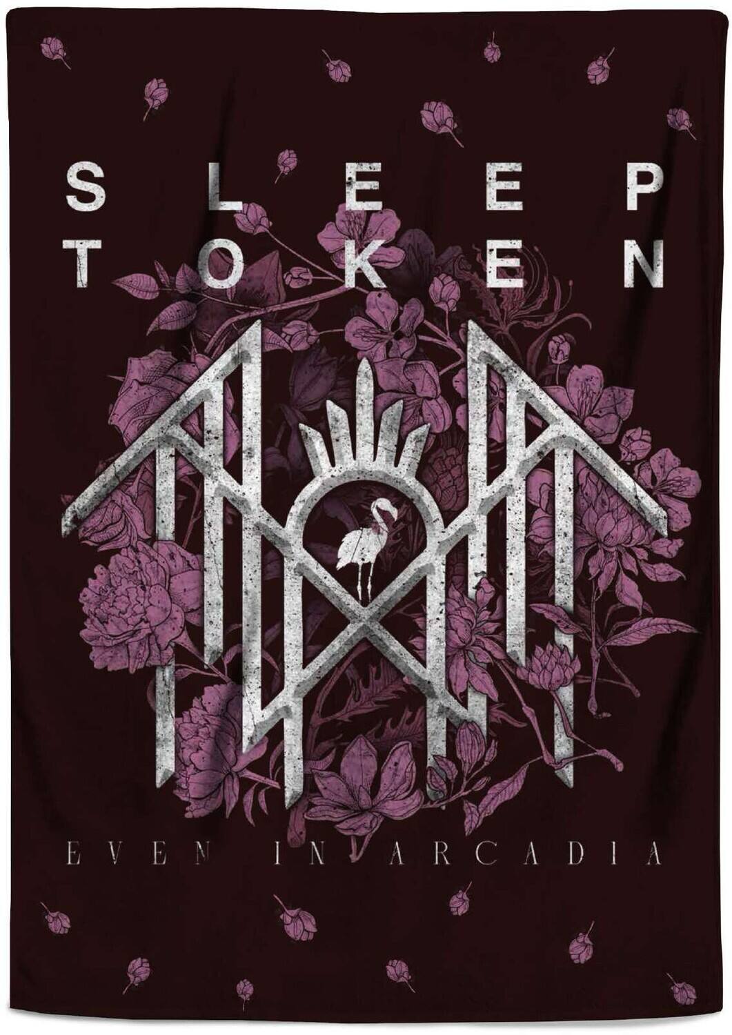 PopMarket - Sleep Token - Rocksax - Sleep Token - Sherpa Fleece Throw - Even In Arcadia 3 (50 in x 60 in) - Multicolor