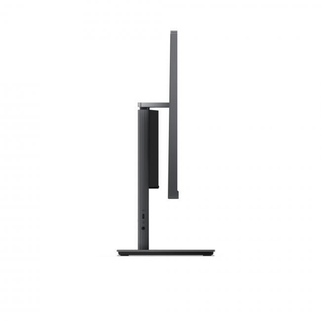 Alt View 3. Lenovo - Lenovo IdeaCentre 23.8" FHD IPS All-in-one Copilot+ PC Desktop Computer Intel Core Ultra 5 226V 16GB RAM 512GB SSD Luna - Luna Grey.