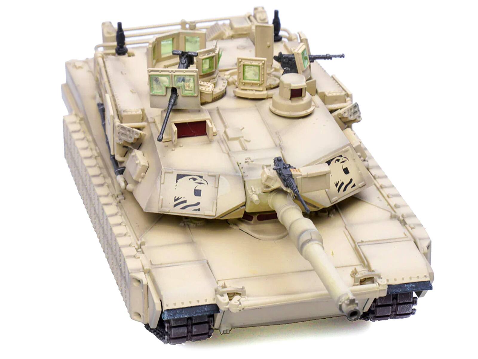 Alt View 7. Panzerkampf - General Dynamics M1A2 Abrams TUSK Tank "US Army – Iraq" (2011) "Armor Premium" Series 1/72 Diecast Model by Panzerkampf.
