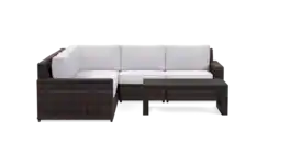 Yardbird® - Langdon Outdoor Large Sectional Set - Silver