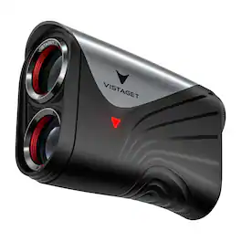 VISTAGET - GolVia Ultra Golf Tour Rangefinder, 6x Magnification, Acoustic Flag-Lock, Triangulation & Slope Switch - Black