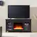 Alt View 14. Camden&Wells - Portland Crystal Fireplace TV Stand for Most TVs up to 55" - Obsidian.