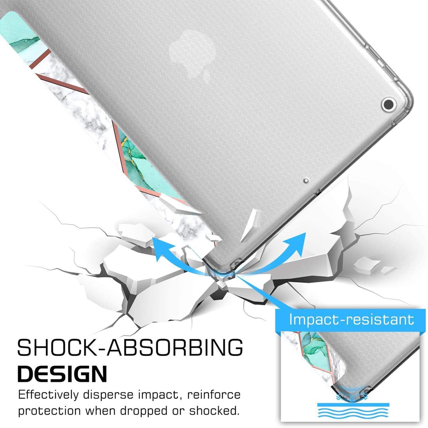 Impact-resistant SHOCK-ABSORBING DESIGN  
Effectively disperse impact, reinforce protection when dropped or shocked.