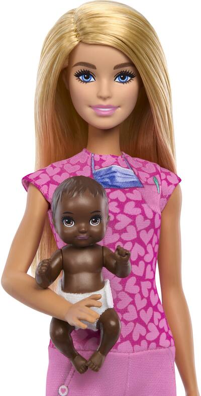 Barbie Mattel DKJ12 pediatra, Set con Accessori Barbie Mattel DKJ12 pediatra, Set con Accessori